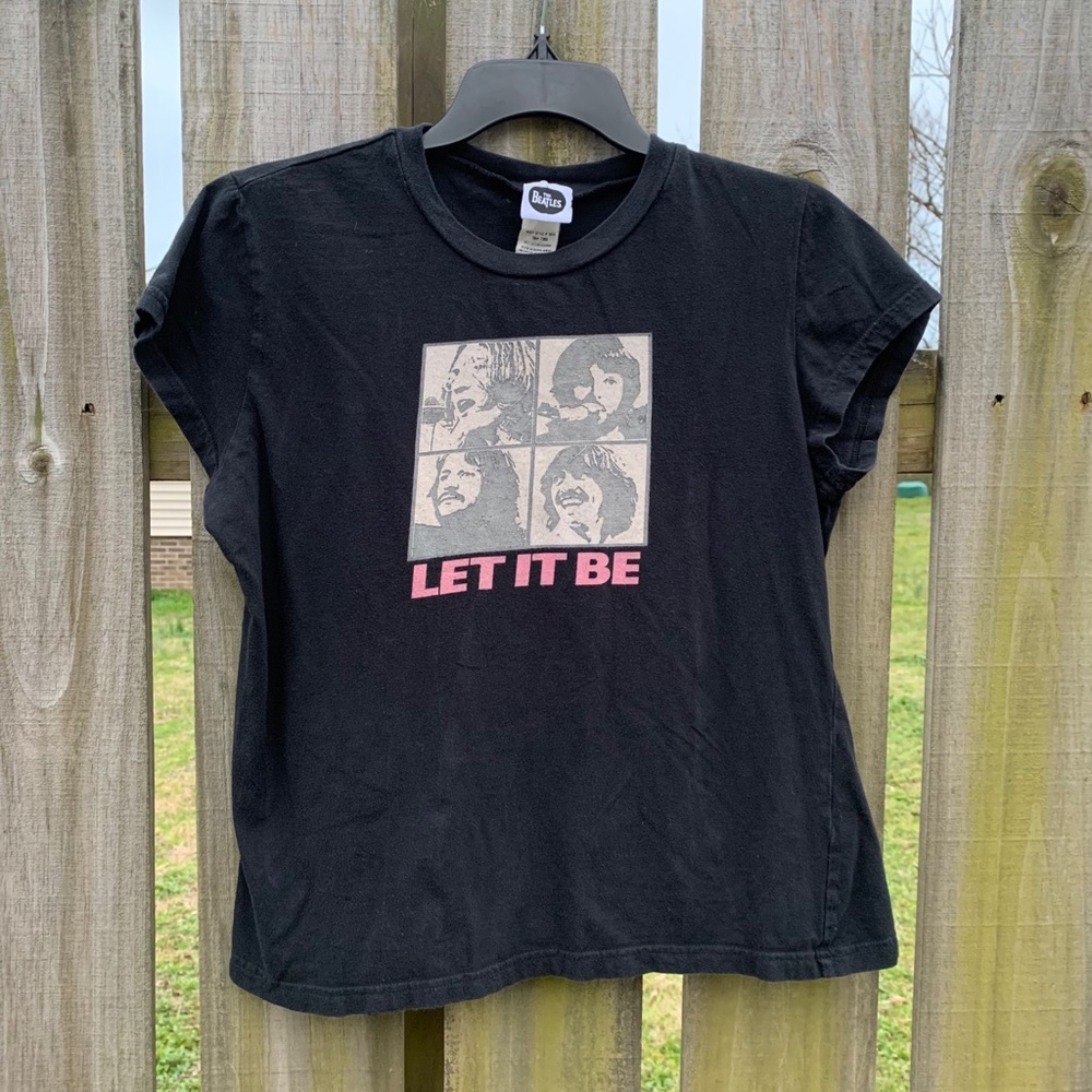 The Beatles Let it Be Shirt Fitted Size L